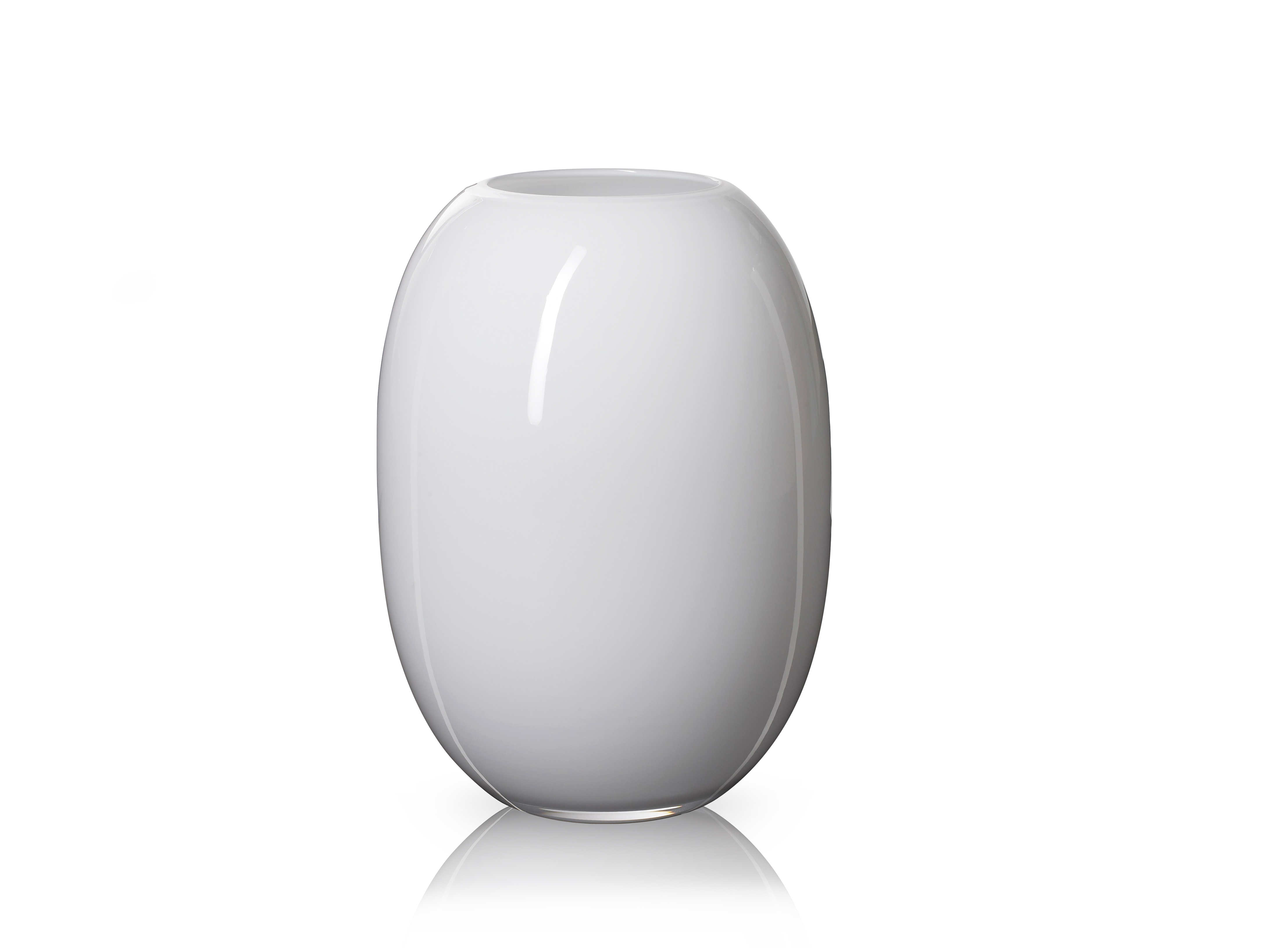 85106-PIET HEIN Vase 25 cm. Glass OPAL